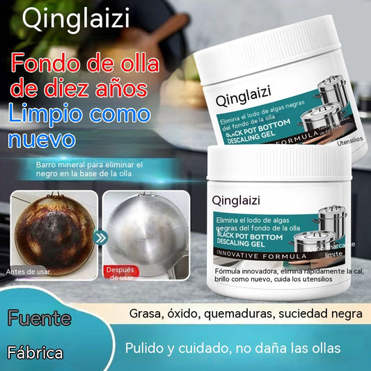 🔥Compra uno y llévate otro gratis🔥 Potente limpiador para eliminar manchas negras del fondo de las ollas.