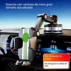 ✨🚗 Soporte para móvil de coche ventosa mejorada, brazo giratorio sin obstruir el parabrisas