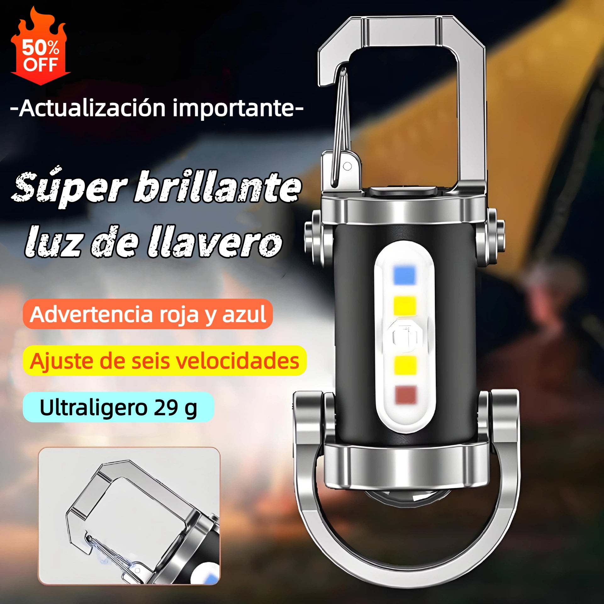 ✨Compra 1 y llévate 1 gratis✨Compra 1 y llévate 1 gratis🔦Linterna ultra potente 8000 lúmenes con batería externa – seguridad, visibilidad y emergencia en un solo dispositivo