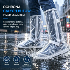 【1 para】Chroń swoje sneakersy przed deszczem! Wytrzymałe, wodoodporne ochraniacze na buty: antypoślizgowe i składane – łatwe do schowania w torbie