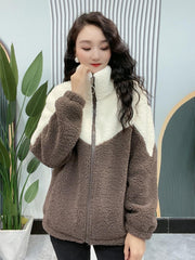🔥【Compra uno y llévate otro gratis】🐏【M-4XL】Chaqueta de lana de invierno, chaqueta de algodón, chaqueta de algodón de lana de cordero gruesa, chaqueta cálida