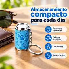 📢📢 ¡Compra uno y llévate otro gratis: 50% de descuento! ⏰ Llavero portátil para guardar monedas