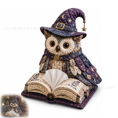 🦉Kit de costura DIY - Caja de pañuelos acolchada con patrón de búho inteligente