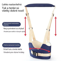 👶🚼Dětský pěší postroj 2 v 1 – prodyšný, ergonomický as ochranou proti pádu