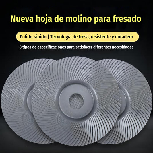 【2 piezas】⚙️Discos y fresas de lijado para madera | Compatibles con amoladora angular ✨