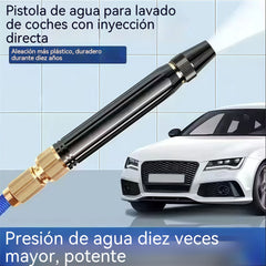 🚿 🔥¡Último día de la oferta especial! 🔥💧 Pistola de agua a alta presión: para lavar coches, jardinería, 10 veces más presión, múltiples funciones ⚡