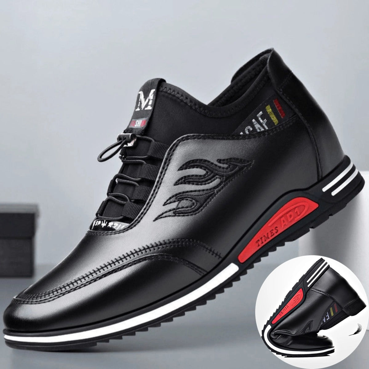 🔥Promoción: 50% de descuento【39-44】2025 nuevos zapatos casuales de cuero para hombres de verano