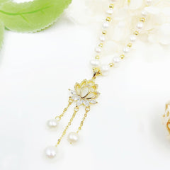 💖Collar de perlas de clavícula con temperamento