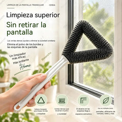 🔥Compre 1 y obtenga 1 gratis（2 piezas）🧹Cepillo para limpiar mosquiteras, elimina el polvo fácilmente🧽Cerdas duraderas, limpieza profunda sin necesidad de desmontar🪟
