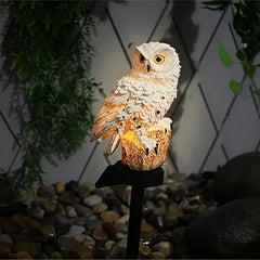 ✨🦉 Nuevas luces solares para exteriores: Diseños de animales adorables para decorar tu jardín y patio.