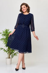 🔥【S-5XL】2024 verano nuevo vestido de gasa, cómodo, elegante, de alta calidad, más ropa de mujer de tamaño