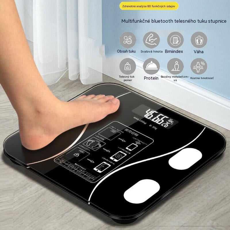🥳Producto más vendido🥳💞 👵❤️ ¡50% de descuento! Báscula inteligente de grasa corporal: ¡Comprende tus datos y controla tu salud! Mide fácilmente tu peso y grasa corporal.