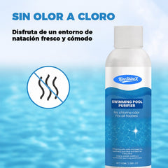 ⏰💦Compra 1 y recibe 1 gratis🏊‍♂️ Líquido Clarificador para Piscinas – Agua Transparente en Horas, Sin Esfuerzo ✨