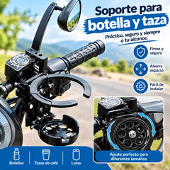 🔥Compre 1 y obtenga 1 gratis（2 piezas）Portabotellas plegable, apto para vehículos eléctricos, motocicletas y bicicletas.