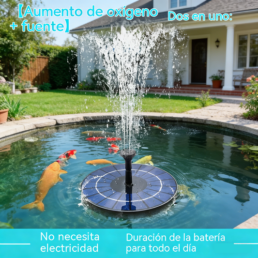 💥Fuente de agua alimentada por energía solar