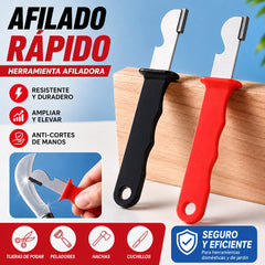 🔥10 piezas🔪✨ Afilador de cuchillos portátil multifuncional con mango cómodo