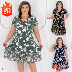 💙🌸【S-5XL】Vestido de alta calidad, cómodo y de moda.