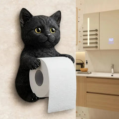 💥 50 % de descuento: ¡último día! 🐱 Adorable portarrollos de papel higiénico con estampado de gatos.