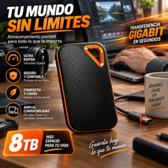 【Último día 🔥50% de descuento】💥【8TB】 Disco duro móvil de alta velocidad y gran capacidad