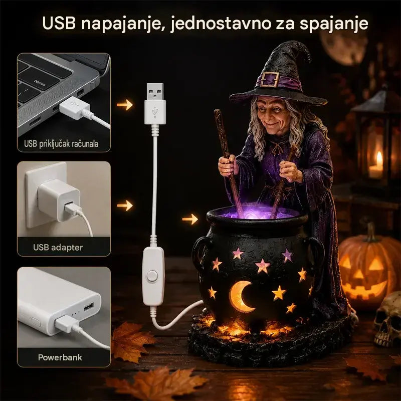 🧙‍♀️🎃Kip vještice za Noć vještica u kotlu
