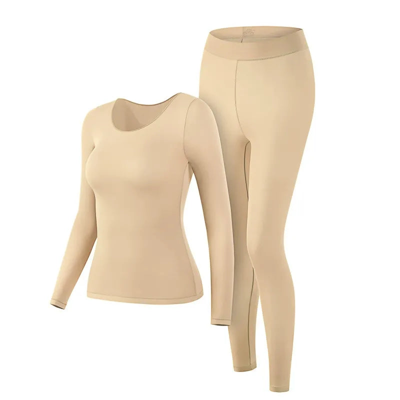 【COMPRA 1 Y LLÉVATE 1 GRATIS】Ropa interior térmica ultrafina, muy elástica, de color sólido, sin costuras e invisible.