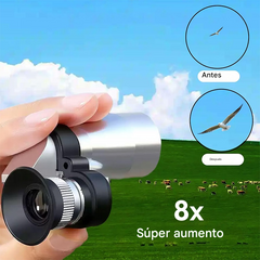 🔭Mini telescopio monocular para teléfono – Telescopio monocular portátil para viajes y observación