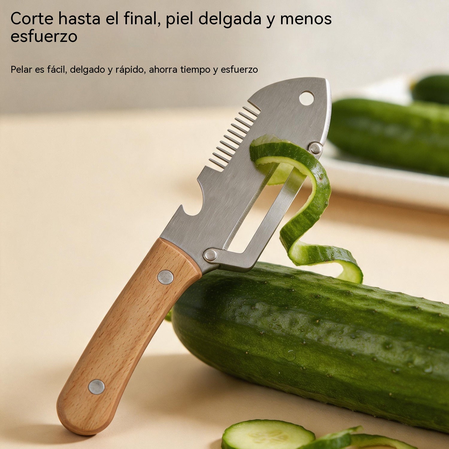🌶️【Compra 1 y llévate 1 gratis】🥔Nuevo pelador/rebanador multifuncional 3 en 1