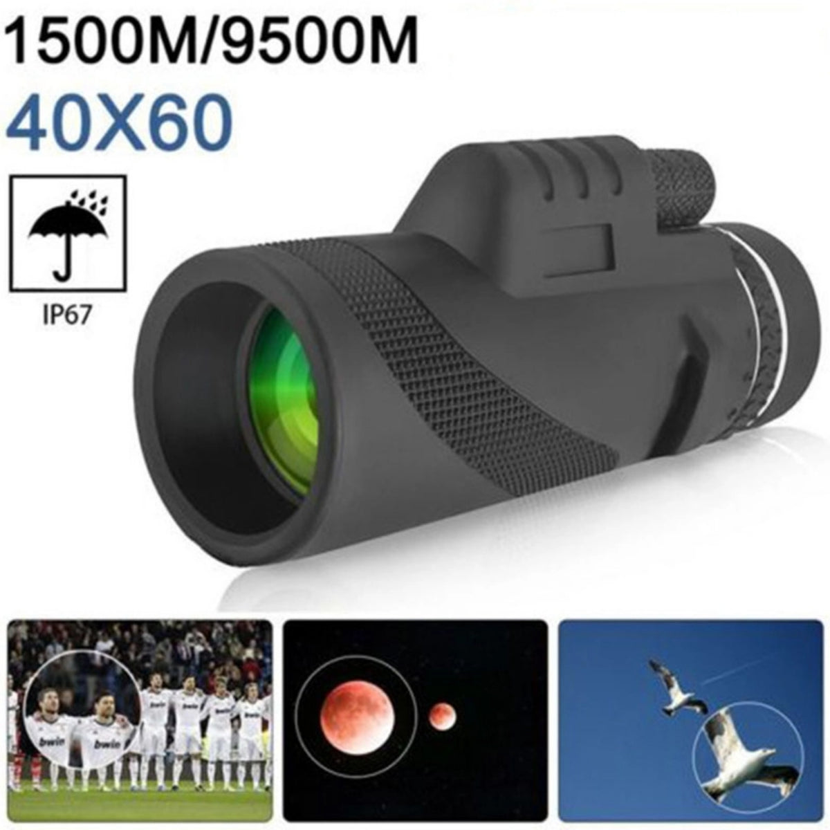 🔥【Compre 1 y obtenga 1 gratis】🔭Telescopio monocular portátil de alta definición y alta potencia para exteriores de 40x60