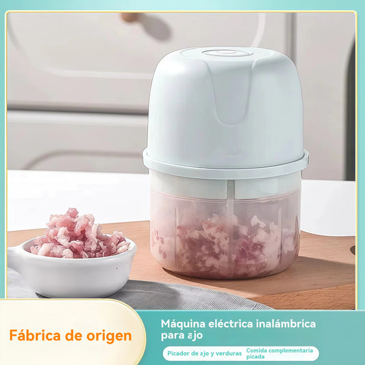 🔥Picadora eléctrica de ajo, mini picadora portátil de verduras
