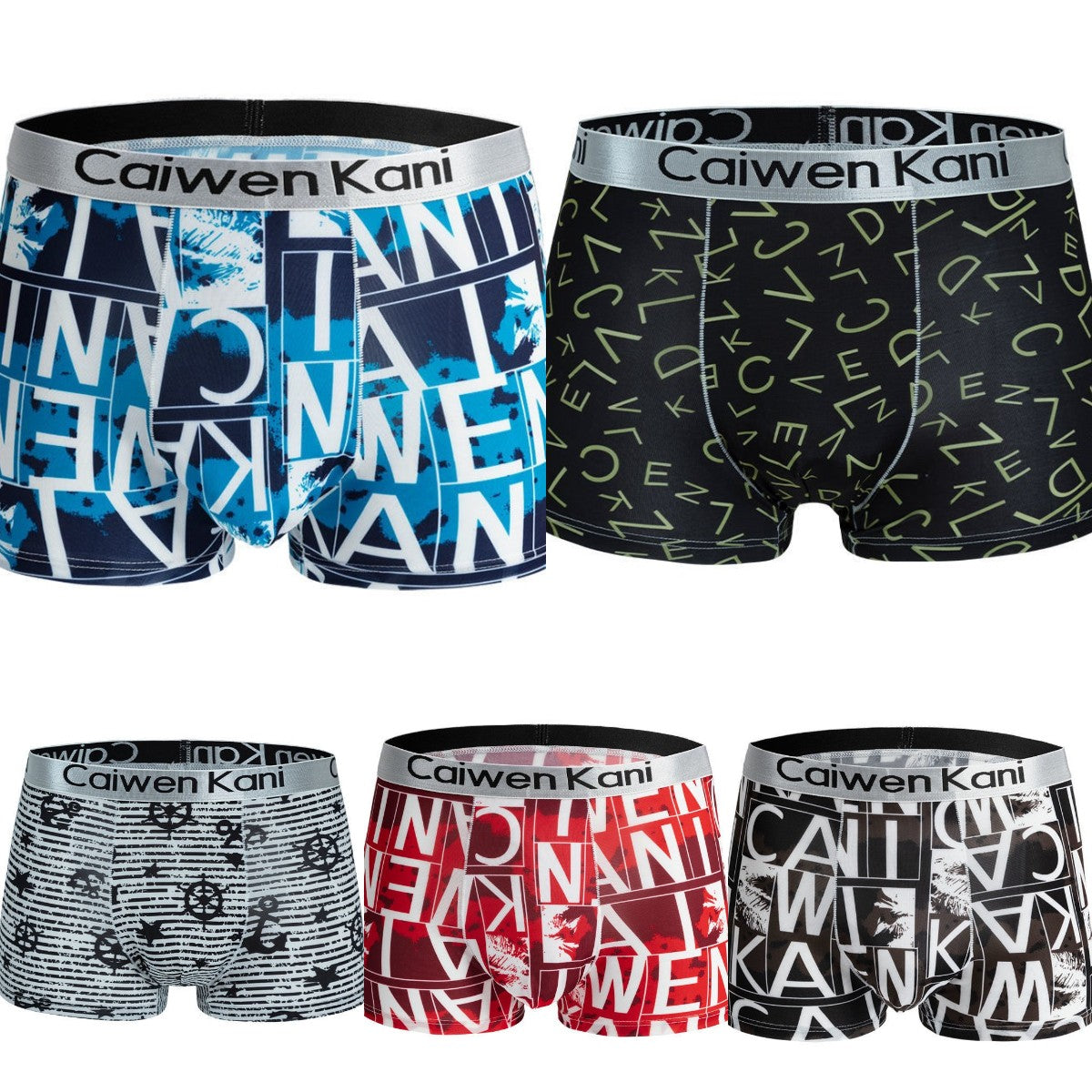 🎉🩲【5 piezas】 Calzoncillos tipo bóxer de algodón para hombre
