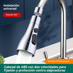 🔥2 piezas por 25 euros🚰🔥Boquilla extensora de grifo giratoria de 360°