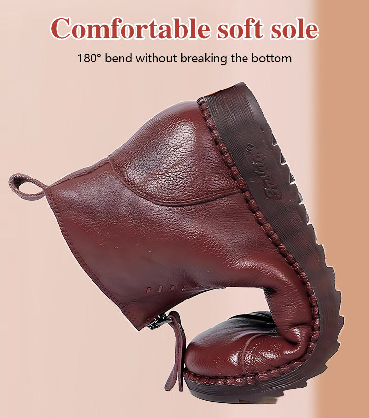 🔥【35-42】Botas de mujer para otoño e invierno con suela suave y cremallera, modernas y cómodas
