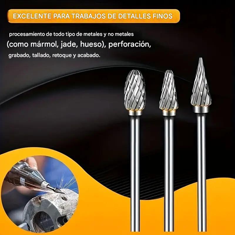 🔩【Compra 10 y llévate 10 gratis】 Juego premium de cortadores rotativos de carburo de acero de tungsteno – Precisión y alta durabilidad