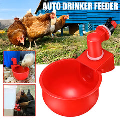 🐔【10 piezas】Bol de agua automático para aves de corral, sin necesidad de alimentación manual