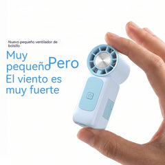 ☀️¡Imprescindible para el verano! Mini ventilador portátil ligero, de alta velocidad y larga vida útil. 🔋Compatible con carga USB.