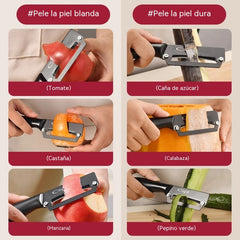 💥Compra 1, llévate 1 gratis💥🔪Pelador multifuncional de acero inoxidable🧅