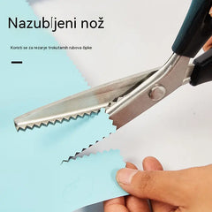🔥📢 SADA 50% POPUSTA!✂️Nazubljene škare od nehrđajućeg čelika