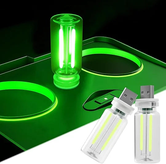 🌈Compra 1 y recibe 1 gratis✨ Mini Luz Nocturna USB LED de 7 Colores – ¡Ambiente Cool para Coche, Camping y Gaming!