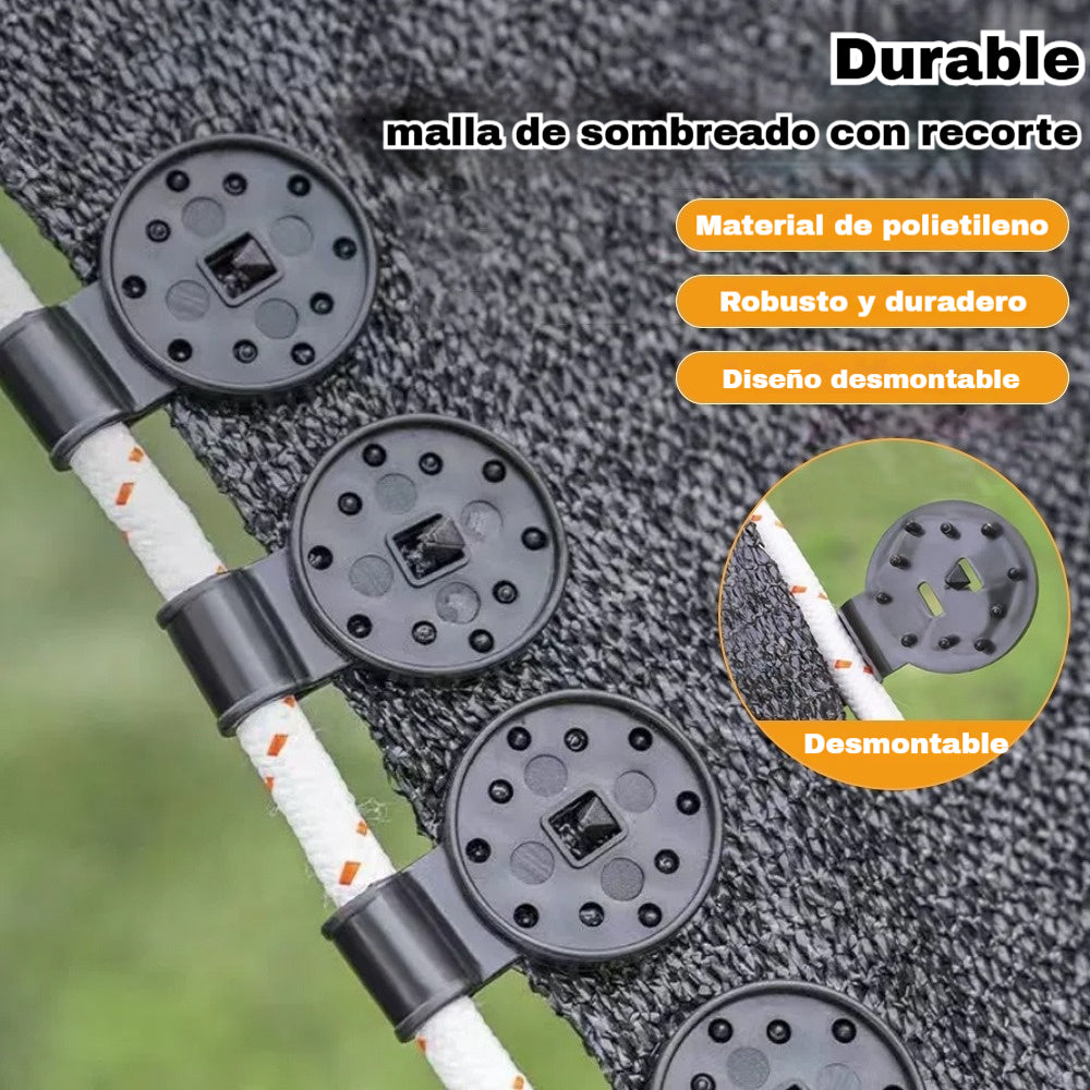 🔥【50 piezas 23€】Soporte de fijación de red para dosel