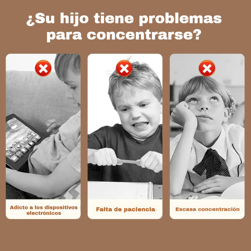 30%OFF【3 juegos】Juguetes educativos para niños, hebilla de inteligencia