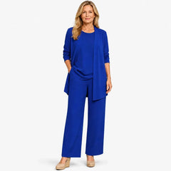 ✨【S-5XL】Elegante conjunto de tres piezas de mujer de corte holgado