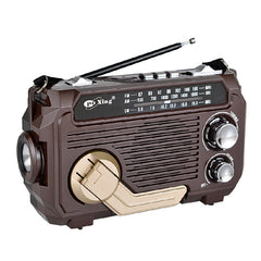 🏕️Linterna portátil con radio AM multifunción