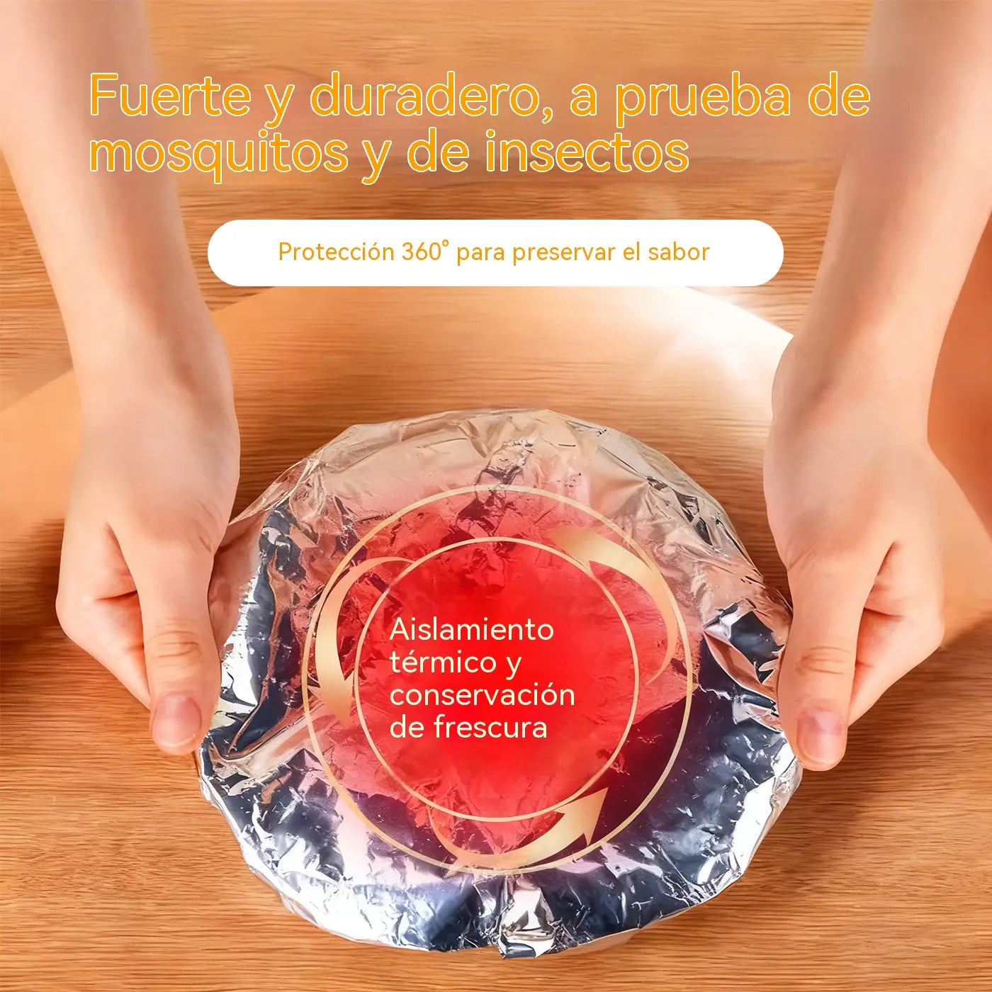 📢📢 ¡50% DE DESCUENTO!⏰【100 piezas】 Cubierta aislante de papel de aluminio
