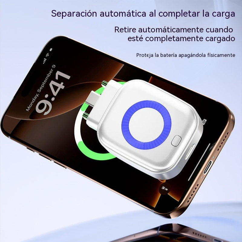 💯🚫Divisor de carga inteligente con soporte para carga rápida: apagado automático, protección de la batería y carga segura durante la noche, interfaz Tipo-C.