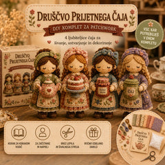 Zadnji dan: Izkoristite 49 % popust!  Komplet za patchwork miniatur iz serije Miniature World.