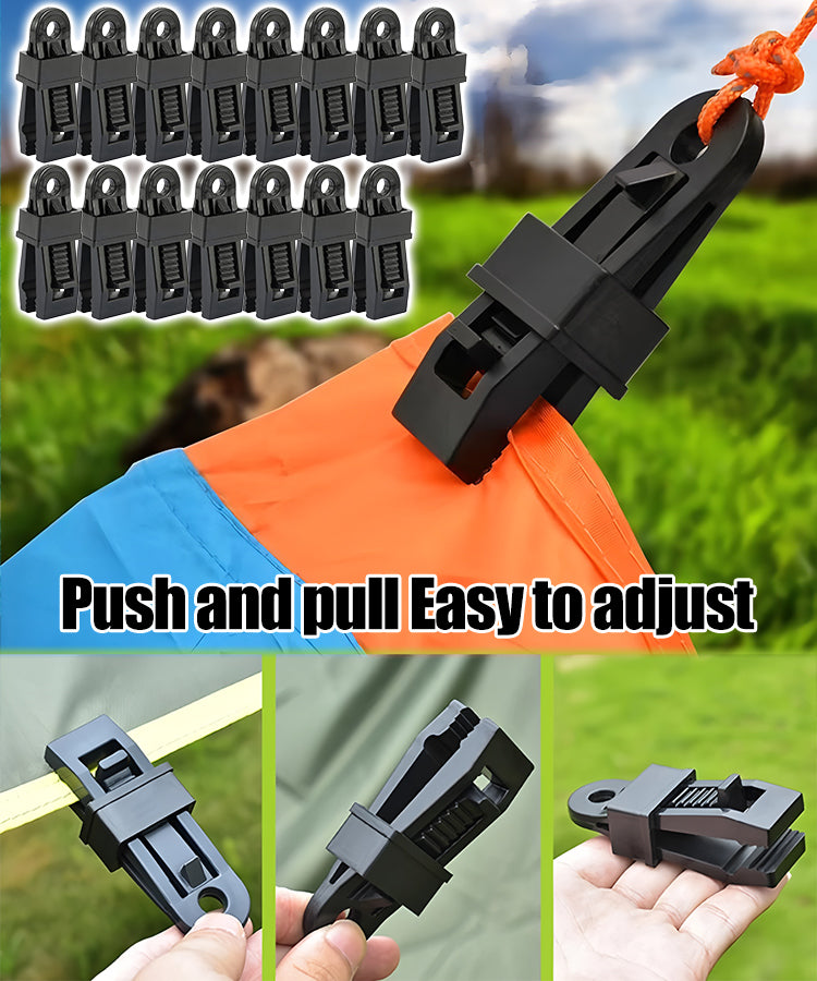 🏡🌿[20 piezas] Clips de fijación para red de sombra de jardín, clips de fijación para carpas