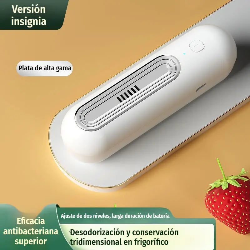 🔋❄️ Purificador de Aire Recargable para Nevera | Elimina Olores con Ozono e Iones Negativos | Portátil y sin Cables 🍃