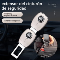 💥💥【Juego de 4 piezas】🚗👍Extensor de cinturón de seguridad de metal para coche