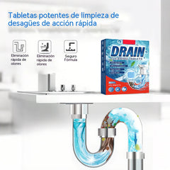 Pastillas desatascadoras potentes y de acción rápida.