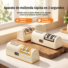 🥕🔪 Afilador de cuchillos eléctrico inalámbrico – perfecto para cuchillos de cocina, incluyendo cuchillas para frutas y verduras 🔋🍎